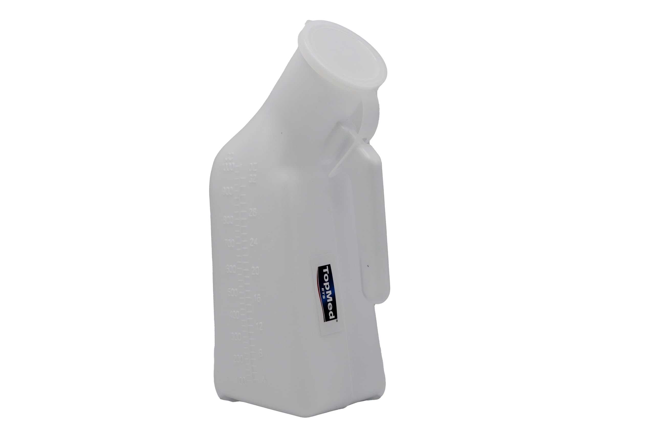 Male Urinal Urine Bottle with Lid 32oz./1000mL Pack of 1