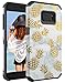 Case for Galaxy S7 Case,CASY MALL Dual Layer Heavy Duty Hybrid PC+TPU Protect Case for Samsung Galaxy S7 2016 Release Pineapple Black
