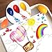 Dmeixs Crayons for Toddlers Palm Grip Crayons for Kids 9 Colors Washable Crayons Non Toxic Paint Crayons Egg Sticks Stackable Toys for Baby,Children Boys and Girls