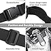 Veckle 2 Pack Clear Fanny Pack Stadium Approved BTS Garth Brooks Concerts Clear Bag for Women, Black