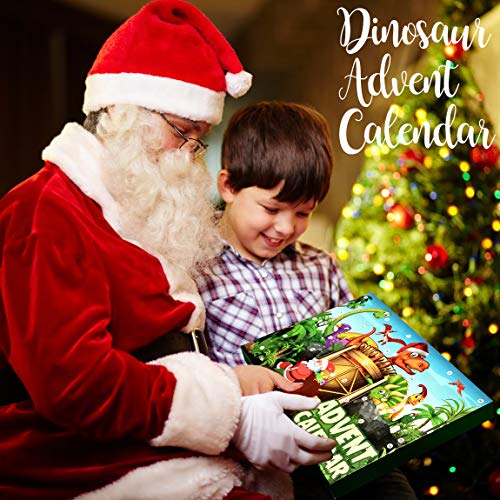 iZoeL Adventskalender Dino Dinosaurier Jungen Kinder 24 Überraschung Weihnachtskalender Geschenk für Kinder ab 4-12… – Bild 6