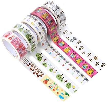 15mm Wide Washi Tape Set, Decorative Craft Tape Collection for DIY and Gift Wrapping with Colorful Designs and Patterns