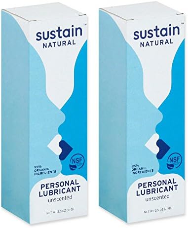 Sustain Personal Lubricant - Unscented - 2.5 oz (2 pack)