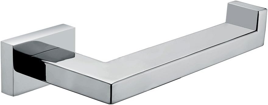 Homovater Wall Mounted Bathroom Toilet Roll Holder 304 Stainless Steel Toilet Paper Rack Chrome Finish