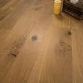 Wide Plank 7 1/2" x 1/2" European French Oak (Old Vineyard) Prefinished Engineered Wood Flooring Sample at Discount Prices by Hurst Hardwoods