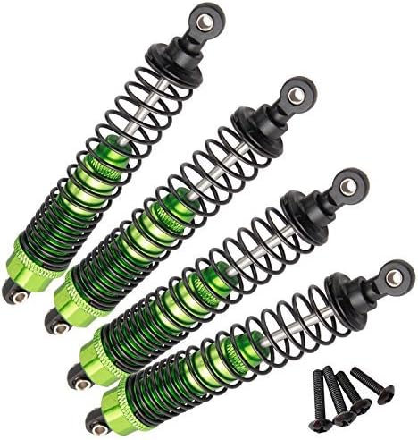 Yiguo 4pcs Aluminium 511168 Shock Absorber Springs for FS RC 1:10 Truck Model Car Green