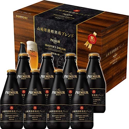 Yamazakihara Sake Barrel Aging Blend The Premium Malts Masters Dream Gift Set (8 x 305 ml) Cans (Gift Box)