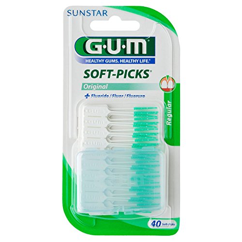 GUM Soft-Picks Original Interdental Brushes Pack of 40 (6 x 40 Pieces)