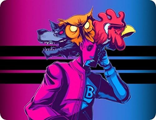 Hotline Miami DIY and Custom mousepad, Design Rectangle Non-Slip Rubber Mousepad Gaming Mouse Pad