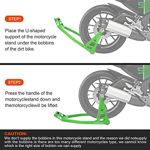 Ruedamann 550 lbs Capacity Motorcycle Stand,Adjustable 9.8"13.8"W