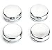 Bekith Silver Pill Box Medicine Case for Pocket or Purse, Set of 4