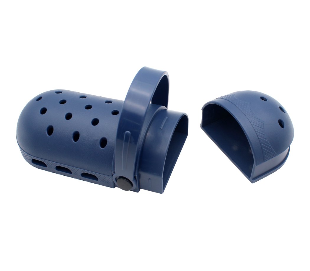 Hillento Silicone Pencil Case, Hole Shoes Design Pencil Bag Large Capacity Pencil Holder School Supplies Stationery Case, Cute Gift for Kid Student, Blue