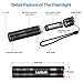 Ledeak UV Flashlight Black Light, Led Ultraviolet Portable Flashlight, Pet Urine Detector Handheld Pocket Blacklight for Invisible Dog Cat Pet Urine, Dry Stains, Bed Bug, Scorpion Hunting, Camping