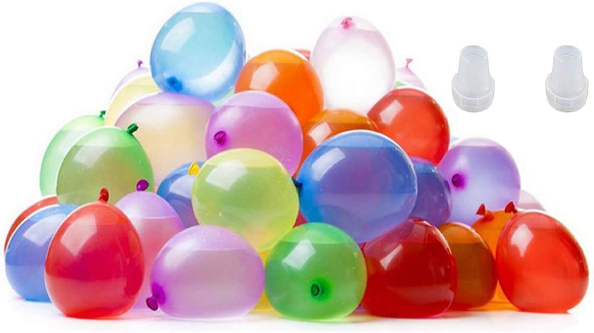 500 Pack Self Sealing Water Balloons Latex Water Bomb Balloons Fight Games Family School Summer Splash Fun for Kids and Adults