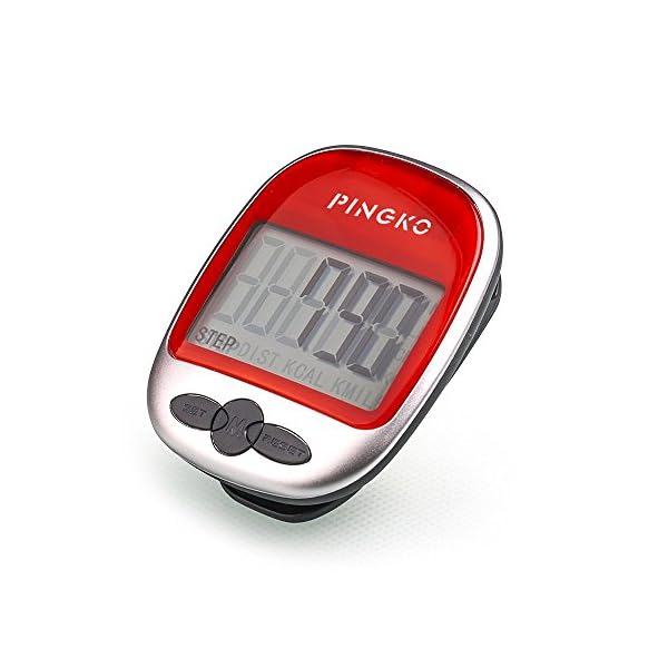 PINGKO Best Pedometer for Walking Accurately Track Steps Multi-Function Portable Sport Pedometers Step/Distance/Calories… - Image 4