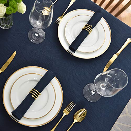 maxmill Jacquard Cloth Napkins 20 x 20 Inch Swirl Pattern Soft