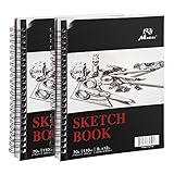 Madisi Sketch Book, Pad 9 X 12, 110 Sheets, 70lb (Pack of 2 Pads)