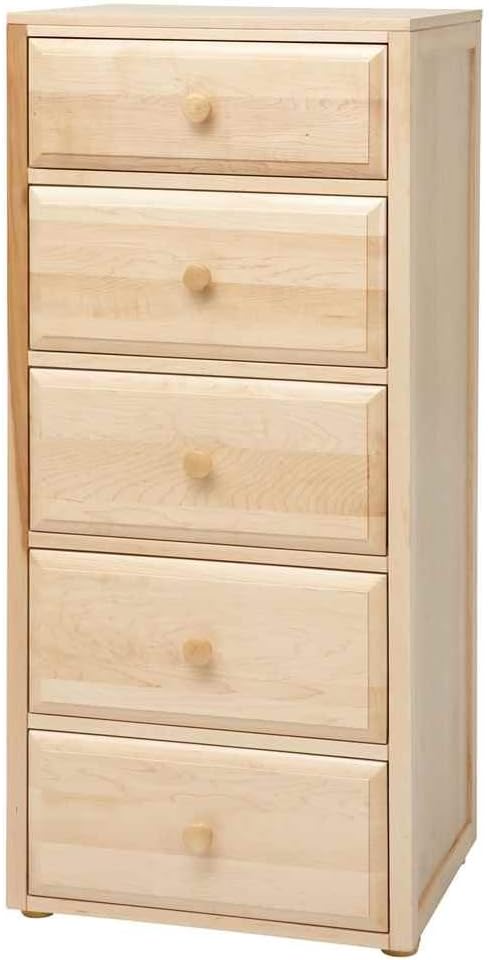 Kids 5 Drawer Wooden Chest