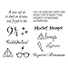 Tattify Harry Potter Temporary Tattoos - You're a Wizard (Complete Set of 24 Tattoos - 2 of each Style) - Individual Styles Available - Fashionable Temporary Tattoos