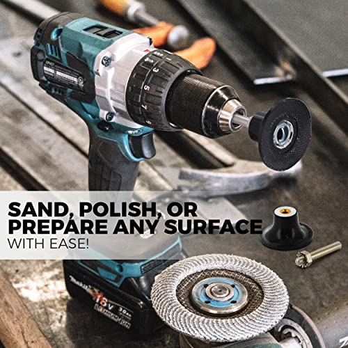 2 Inch Disc Pad Holder with ¼” Shank, Die Grinder Sanding Suitable for