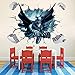 Batman Through-Wall Stickers With Decor Decal Art Removable Vinyl Home Art Decor For Kids Nursery Bedroom