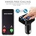 Kitbeez Wireless Bluetooth FM Transmitter, Handsfree Call Car Charger Radio Receiver&Mp3 Music Stereo Adapter,Dual USB Port Charger Compatible for iPhone,iPad,Samsung Galaxy,LG,HTC,Smartphone