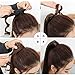 FUT Wrap Around Ponytail One Piece Clip In Curly Pony TIAL Hair Extensions 18inch 90g For Girl Lady Women Bleach Blonde