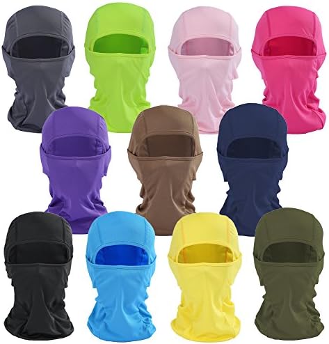 Allhercom Candy Color Ultra Thin Ski Face Mask Under A Bike/Football Helmet Tactical Balaclava Hood for Motorcycle Snowboard Cycling Outdoors in Winter Neck Warmer or Lightweight Windproof Hat (Amry)