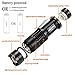 Mikafen 5 Pack Mini Cree Q5 LED Flashlight Torch 7w 300lm Adjustable Focus Zoomable Light