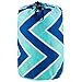 Wildkin Kids Sleeping Bags for Boys and Girls, Perfect Size for Parties, Camping, and Overnight Travel, Cotton Blend Materials Sleeping Bag, Measures 66 x 30 x 1.5 Inches, BPA-free (Chevron Blue)