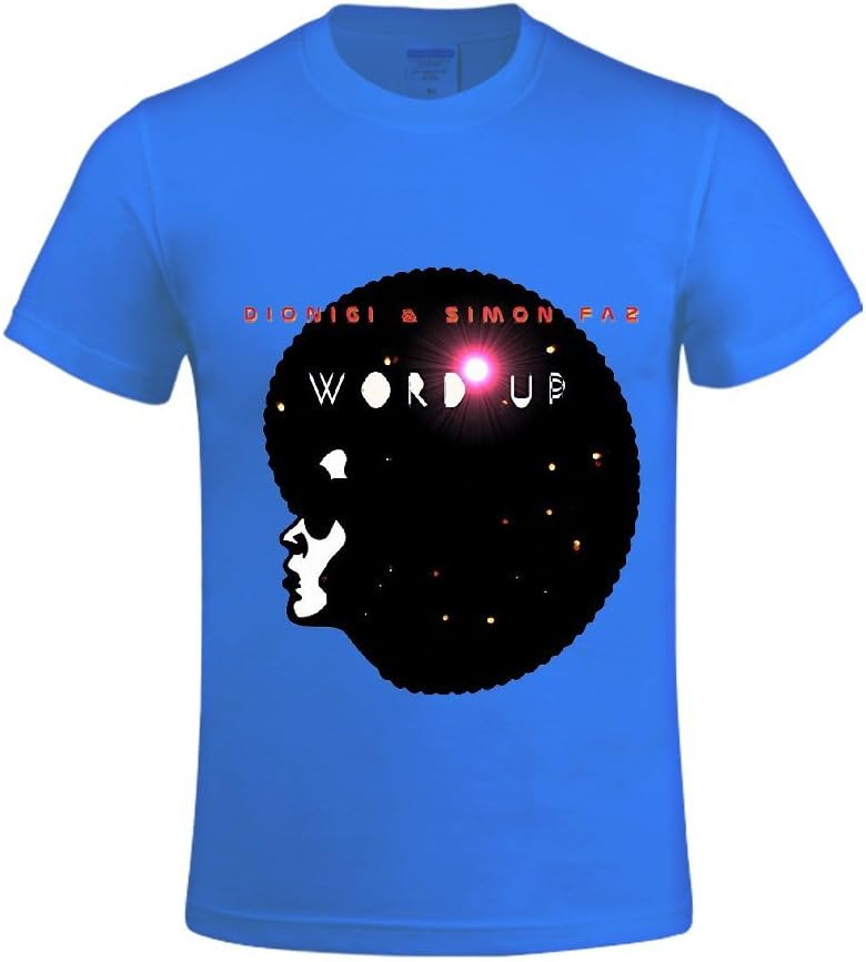 Word Up Dionigi and Simon Faz Men T Shirts Round Neck Tee