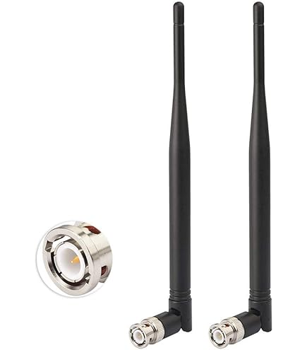 Vecys BNC Mannelijke Connector Telescopische Antenne 7 Secties VHF UHF 685mm BNC Plug Antenne voor CB Radio Politie Scanner Ham Tweerichtingsradio Mobiele Scanner Draadloze Microfoon (2 stuks