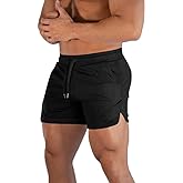 FLYFIREFLY Men's Gym Workout Shorts Running Lightweight Athletic Short Pants Bodybuilding Training