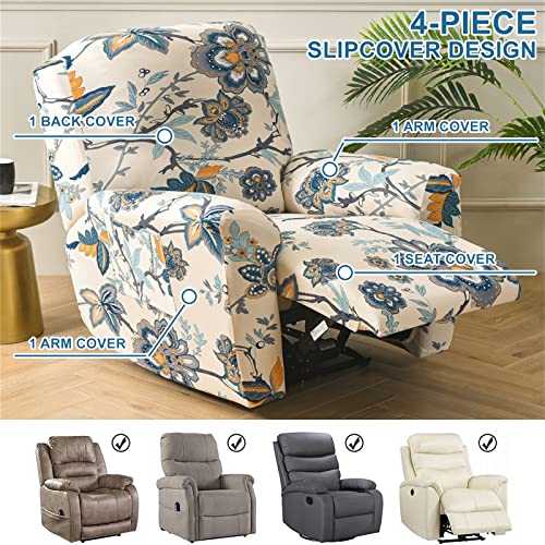 EcoAncheng Recliner Slipcovers 4Pieces Lazyboy Covers Couch Chair