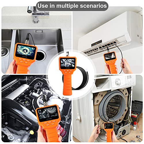 ROTEK Industrielles Endoskop Zwei Linsen, 3,0 Zoll 1080P Full HD IPS LCD Digitale Inspektionskamera 3,0 Megapixel… – Bild 7