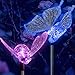 Solar Butterfly and Bumble Bee Holiday Garden Lighting Path Decoration Outdoor Lights Color Changing Patio Lawn Deck Backyard Decor by SolarDuke