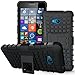Sophmy Hybrid Dual Layer Armor Protective Case Cover with Kickstand Black