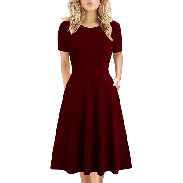 Evening Gown Kohls Maroon Dress Robe Femme Chic Noel Women Ugly Christmas  Printed V Neck Faux