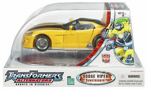 Transformers Alternators Dodge Viper Sunstreaker