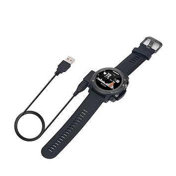 Garmin Fenix 3 HR cable de carga, soporte sólido Negro ...