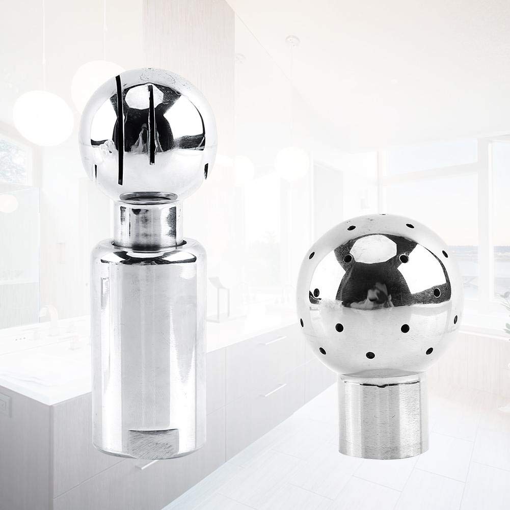Zunate Stainless Steel Spray Ball, Garden Use, Low Water Consumption, Fix or Rotary, 6 x 4cm or 10.2 x 3.5cm - Image 5