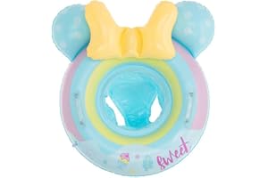 UMBWORLD New Baby Swimming Pool Floats for Toddler Kids 0-8 Years Under 44lb, Inflatable Swim Ring Water Raft with Seat for Summer Beach Outdoor Children Infant Bath Toys