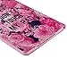 iPad Air 2 Case, YOKIRIN Flip Folio Pretty Rose with Card Slots [Magnetic Closure] Stand Smart Cover Full Body Protective Synthetic PU Leather Cover Skin for iPad Air 2 / iPad 6th Generation