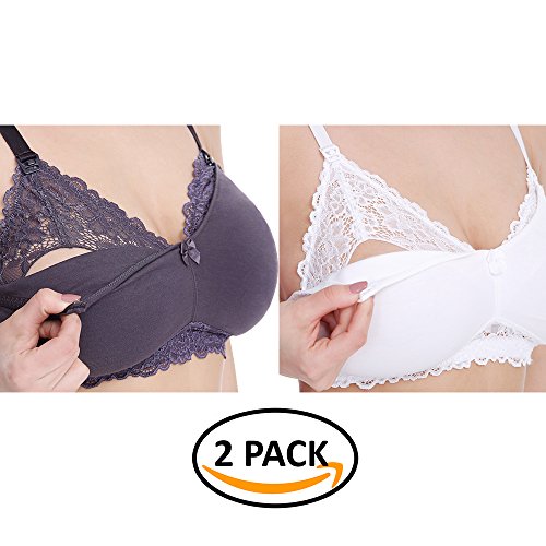 Curve muse plus size maternity nursing cotton wirefree …