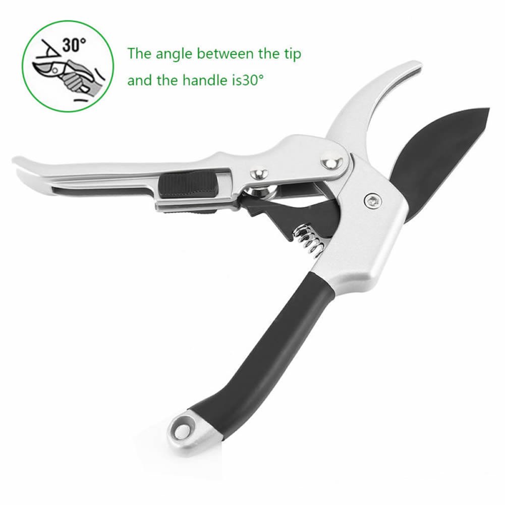 Dolwis Store Pruning Shears Professional SK-5 Steel Blade Sharp Anvil Tree Trimmers Secateurs,Hand Pruners,Garden Shears,Garden Clippers,Rose trimmers,Less effort