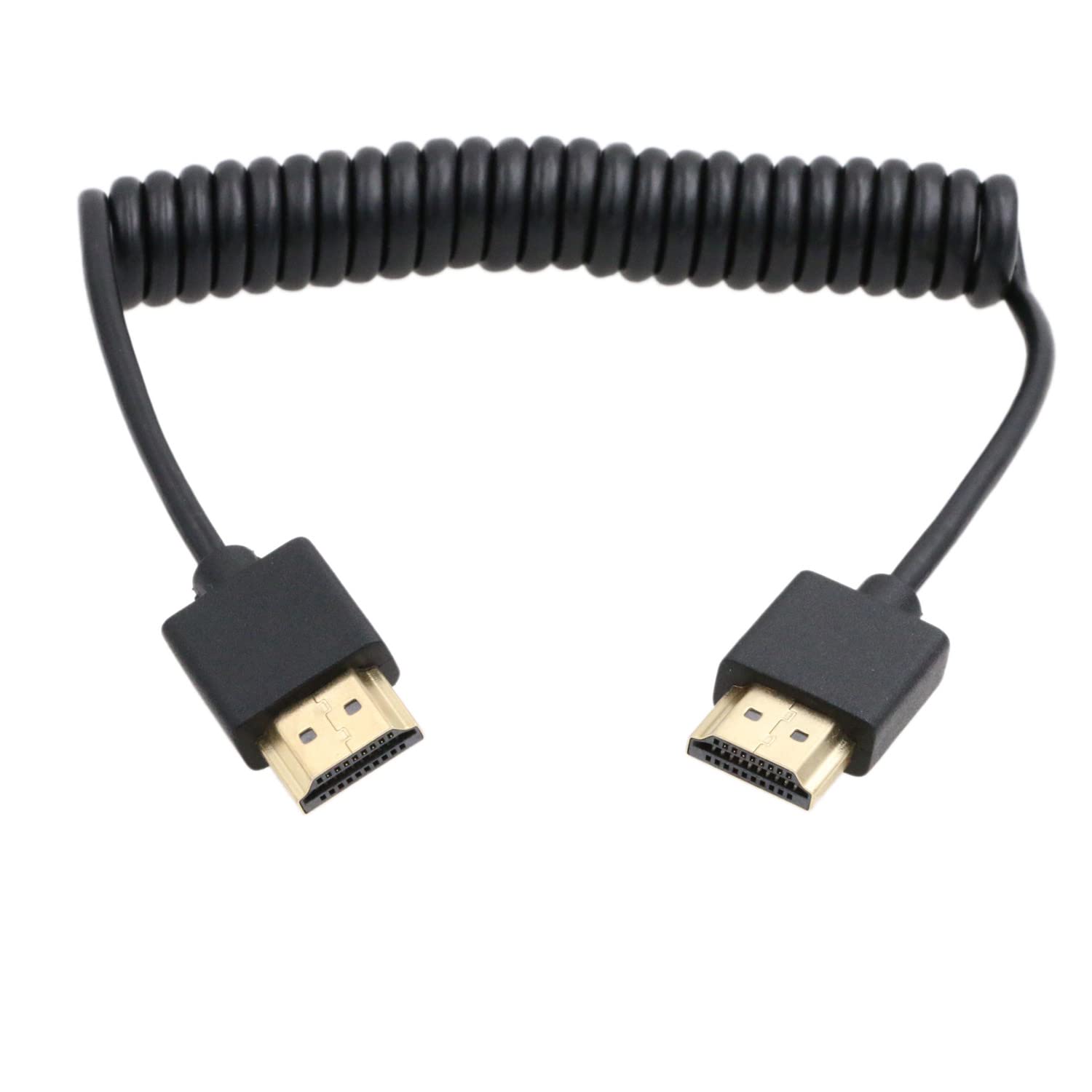 HangTon HDMI 8K 4K 120fps UHD Cable for ATOMOS Ninja V Portkeys Blackmagic Monitor BMPCC 4K ZCAM Sony A7S III Canon Nikon Camera Ronin Type A HDMI 2.1 Coiled