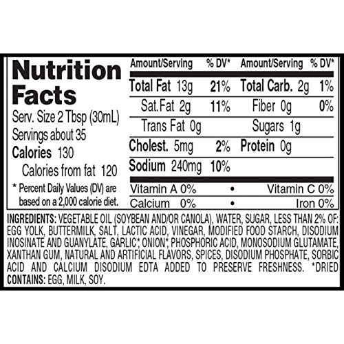 Hidden Valley Buttermilk Ranch Salad Dressing & Topping, Gluten Free