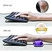 Nex Mouse Mat with Wrist Rest Pad Mouse Pad Keyboard Mouse Memory Foam Stress Disorder Pads Kit Wrist Rest Pad for Surfing and Gaming (Purple)