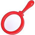 Kids Magnifying Glass Handheld Jumbo Magnifiers with Stand, Exploration Play Reading Magnifier for Children, 5X Magnification