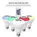 LightMe Intelligent E27 LED White + RGB Light Ball Bulb Colorful Lamp Smart Music Audio Bluetooth 3.0 Speaker with Remote Control for Home, Stage(White-3)